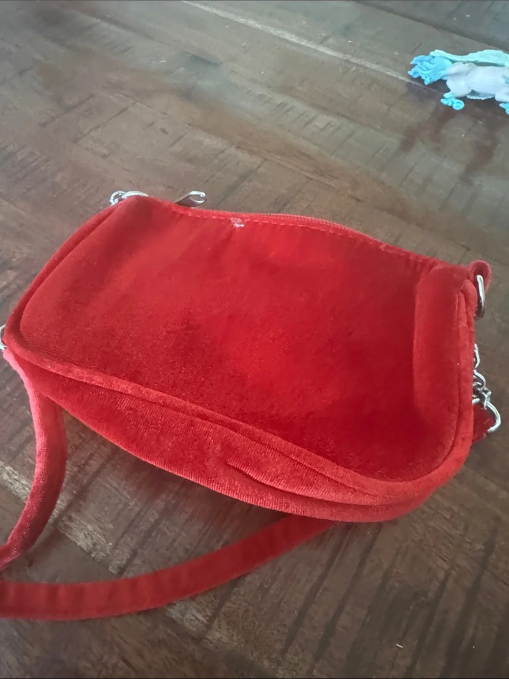 Red Velvet Bow Crossbody Bag little girls